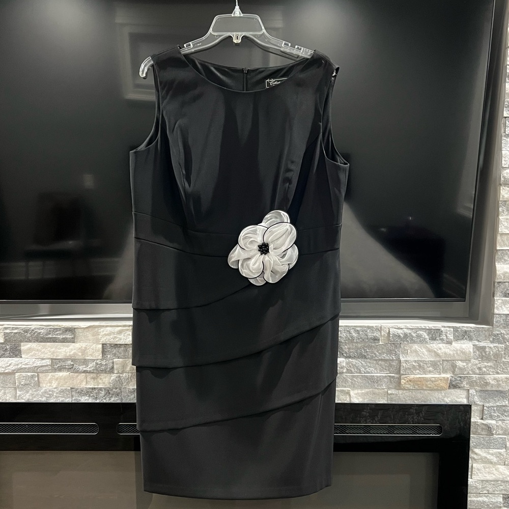 Women, dress, size 16, brand Dressbarn, color black